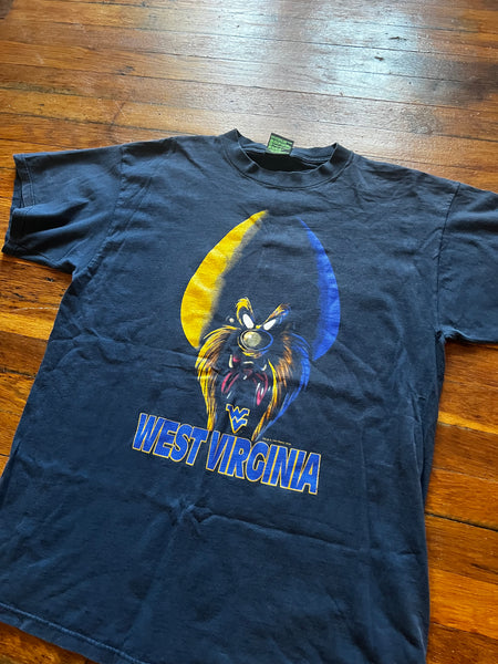 Vintage 90s WVU Mountaineers Yosemite Sam Graphic Tee