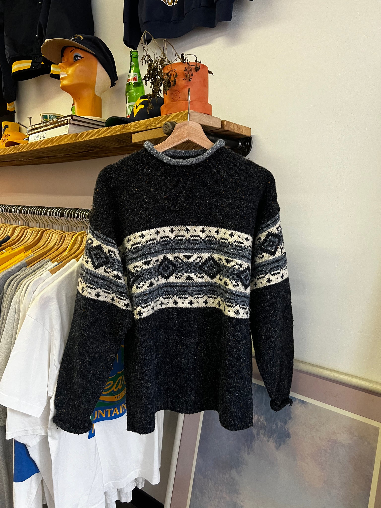 Vintage 90s/Y2K Patterned Sweater