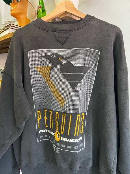 Vintage 90s Starter Pittsburgh Penguins Graphic Crewneck