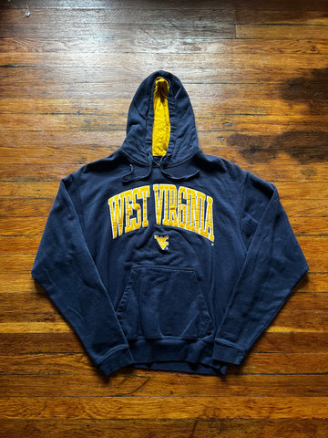 Vintage Y2K WVU Embroidered Spellout Hoodie