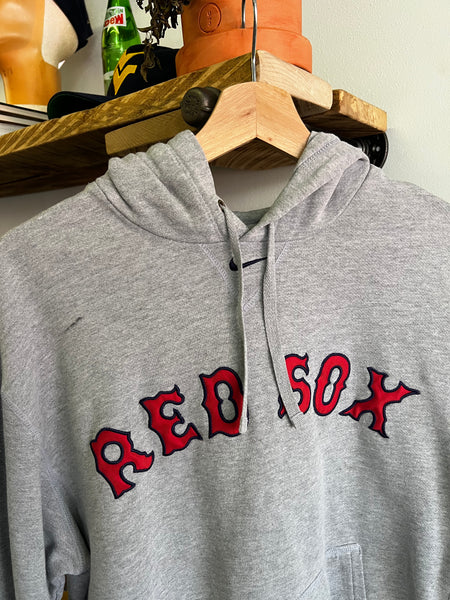 Vintage Y2K Nike Boston Red Sox Center Swoosh Hoodie
