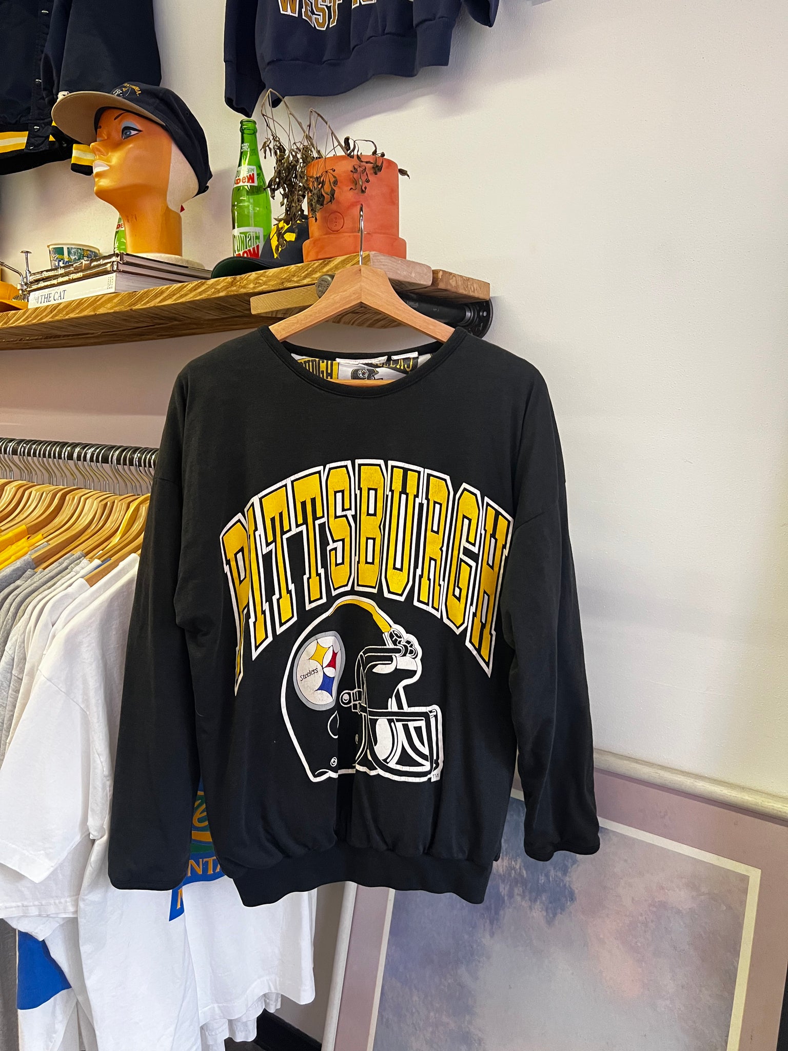 Vintage 90s Pittsburgh Steelers Reversible Crewneck