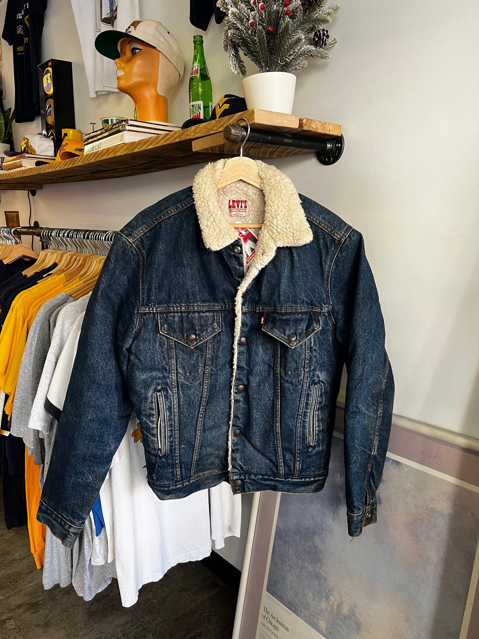 Vintage 80s Levi’s Sherpa Denim Jacket