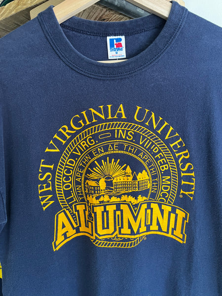 Vintage 90s WVU Alumni Crest Graphic Tee