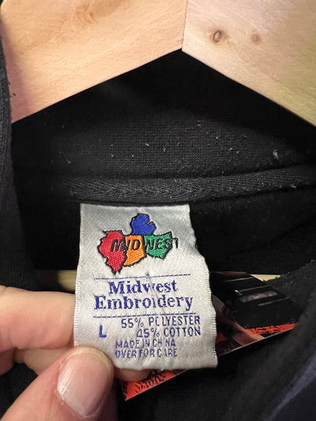 Vintage 90s Marshall Embroidered Quarter Zip Sweatshirt