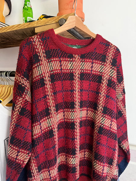 Vintage 90s Knit Patterned Sweater