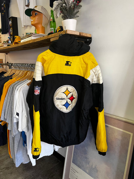 Vintage 90s Starter Pittsburgh Steelers Puffer Jacket