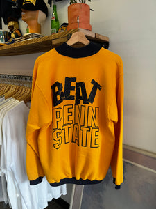 Vintage 90s WVU Beat Penn State Mockneck Crewneck
